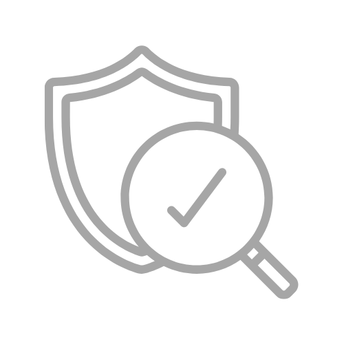 Shield icon representing IT audits and risk assessment